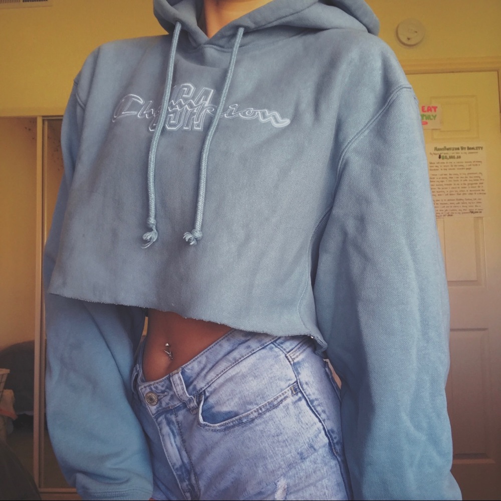 Cropped Champion Hoodie